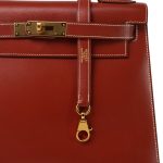 Kelly Sellier 28 Brique Box Calfskin Gold Plated (X) Stamp - Image 16