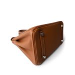 Birkin 25 Gold Togo Palladium Plated D Stamp - Image 11