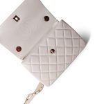 22S White Lambskin Quilted Trendy CC Small LGHW - Image 11
