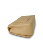 Light Beige Lambskin Quilted Full Flap Bag Gold Hardware - Image 9