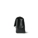 22A Black Lambskin Quilted Mini Rectangular Flap LGHW - Image 2