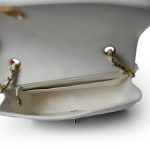 Vintage White Lambskin Quilted Diana Flap Medium GHW - Image 7