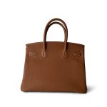 Birkin 30 Gold Togo Gold Plated U Stamp - Image 3