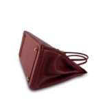 Birkin 30 Rouge Box Calfskin Gold Plated F Square Stamp - Image 12