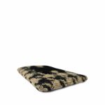 19K Beige/Black Tweed Shearling O-Case Pouch - Image 8