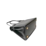 Mini Kelly Sellier Black Box Calfskin Gold Plated (Q) Stamp - Image 13