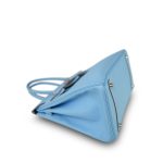 Birkin 30 Candy Celeste Mykonos? Epsom Palladium Plated O Square Stamp - Image 17