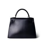 Kelly Sellier 28 Navy Box Calfskin Gold Plated (Z) Stamp - Image 3