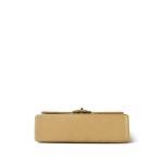 Beige Lambskin Quilted Classic Flap Medium GHW - Image 7
