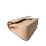 Beige Clair Caviar Quilted Classic Flap Small Silver Hardware - Image 9