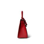 Kelly Sellier 25 Rouge Casaque Epsom Gold Plated T Stamp - Image 8