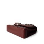 Burgundy Caviar Quilted Classic Flap Medium SHW - Image 4