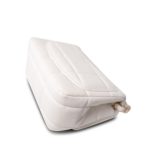 White Lambskin Quilted Monacoco Mini Square Flap LGHW - Image 9