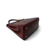 Vintage Kelly 28 Rouge H Box Calfskin Gold Plated (W) Stamp - Image 5