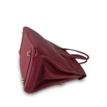 Birkin 25 Rouge Grenat Togo Gold Plated X Stamp - Image 14
