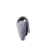 21K Lilac Caviar Quilted Classic Sunglasses Case with Chain SHW - Image 9