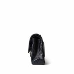 Navy Lambskin Quilted Classic Flap Medium Gold Hardware - Image 2