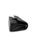 Black Caviar Quilted Small Classic Flap Gold HW - Image 8