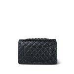 So Black Lambskin Quilted Classic Flap Small - Image 4