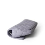 21K Lilac Caviar Quilted Classic Sunglasses Case with Chain SHW - Image 11