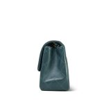 Dark Green Lambskin Quilted Mini Square Flap LGHW - Image 13