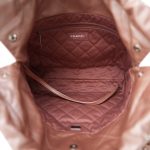 22A Metallic Pink / Rose Calfskin Quilted 22 Small Hobo Bag - Image 8