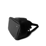 Picotin Lock 22 Black Taurillon Clemence Palladium Plated D Stamp - Image 9