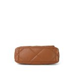 22A Caramel Lambskin Quilted 19 Flap Small Mixed Hardware - Image 5