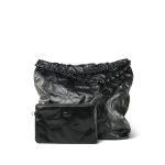 23C So Black Calfskin Quilted 22 Hobo Bag Medium - Image 17