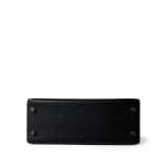 Kelly Sellier 25 Noir Veau Epsom Leather Gold Plated Hardware Y Stamp - Image 12
