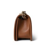 21K Caramel Boy Bag Small Caviar Quilted LGHW - Image 3
