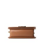 21K Caramel Caviar Quilted Small Boy Bag Light Gold Hardware - Image 4