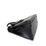 Kelly Sellier 28 Black Box Calfskin Gold Plated T Circle Stamp - Image 14