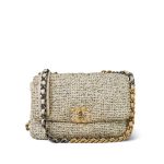 Oreo Tweed Quiled Small 19 Flap Mixed Hardware - Image 12
