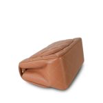 Caramel Lambskin Quilted Mini Square Flap Light Gold Hardware - Image 14