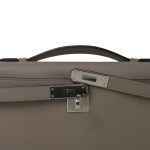 Kelly Cut Clutch Gris Asphalt Swift Palladium Plated A Stamp - Image 13
