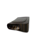 Bronze/Burgundy Alligator Single Flap Jumbo Ruthenium Hardware - Image 3