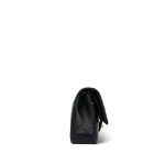 Black Lambskin Quilted Classic Flap Medium Gold Hardware - Image 5