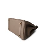 Birkin 25 Etoupe Togo Gold Plated B Stamp - Image 8