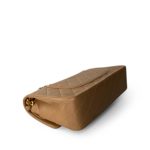 Vintage Caramel Lambskin Quilted Classic Flap Medium GHW - Image 9