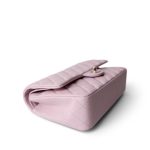21S Light Pink Caviar Quilted Medium Classic Flap Light Gold Hardware - Image 9