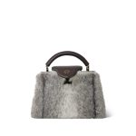 Louis Vuitton Capucines BB Brown/White Mink Taurillon Gold Hardware - Image 10