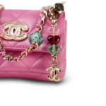 23P Pink Pearly Charm Belt Bag LGHW - Image 11