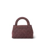 Pink Denim Nano Kelly Shopper Aged Gold Hardware - Image 5