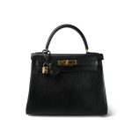 Kelly 28 Black Ardennes Gold Plated Y Circle Stamp
