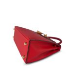 Kelly Sellier 25 Rouge Casaque Epsom Gold Plated X Stamp - Image 18