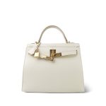 Kelly Sellier 28 Craie Veau Epsom Gold Plated D Stamp - Image 21