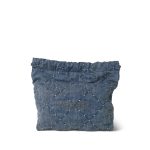 24S Washed Denim Quilted Small 22 Hobo Bag - Image 2