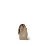 21S Iridescent Dark Beige Classic Flap Medium LGHW - Image 2
