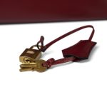 Kelly 28 Rouge H Box Calfskin Gold Plated Z Circle Stamp - Image 8
